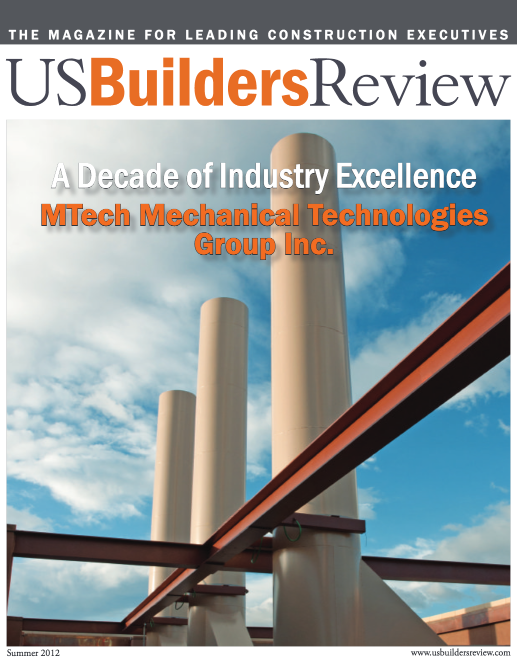 MTECH MECHANICAL TECHNOLOGIES GROUP, INC. FEATURED COVER STORY IN US BUILDERS REVIEW