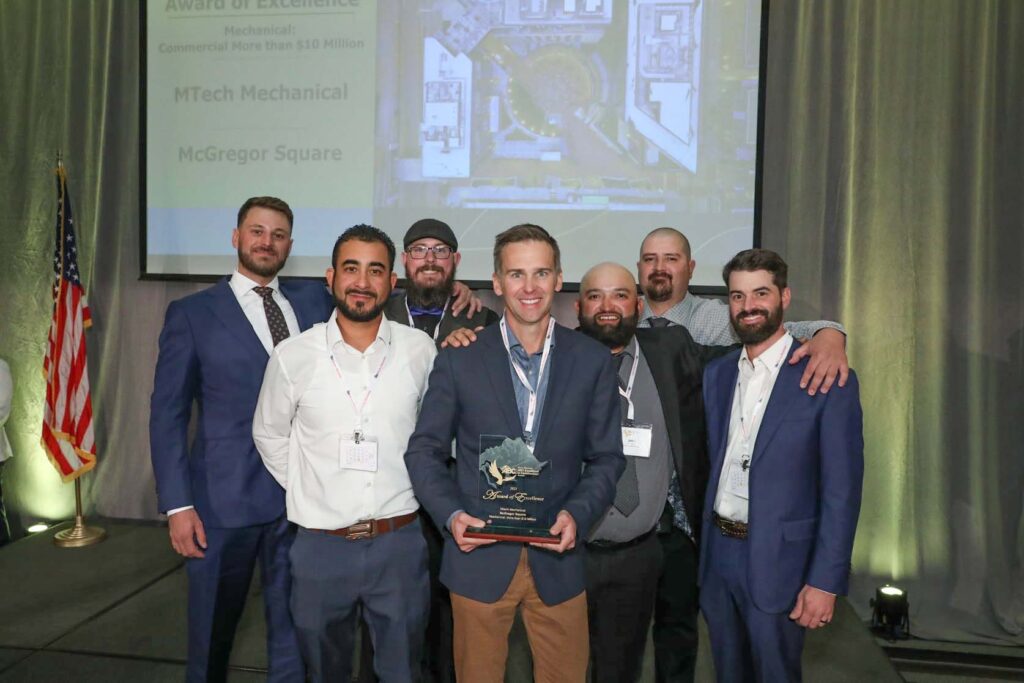 MTech Receives 2021 Excellence in Construction Award for McGregor Square
