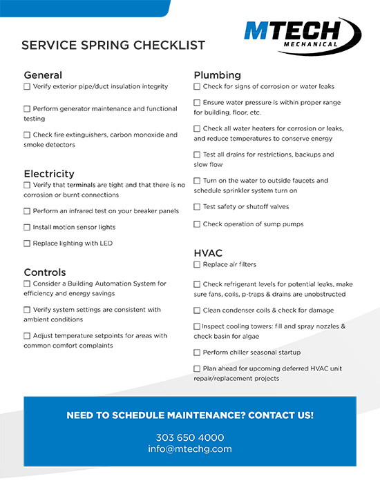 Spring Maintenance Checklist